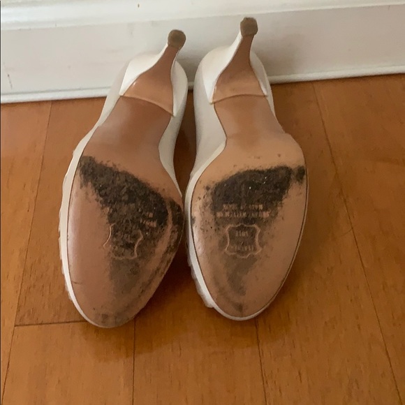 Stuart Weitzman Satin Platform Sandal sz 6 1/2 - Picture 8 of 8